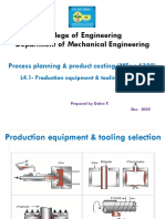 L4.1 - Production Equipment & Tooling Selection