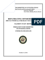 Repatriating Offshore Funds Report Oct 202011 W Exhibits FINAL