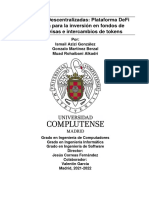 Finanzas Descentralizadas: Plataforma Defi Integrada para La Inversión en Fondos de Criptodivisas E Intercambios de Tokens