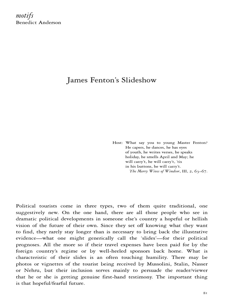 James Fenton's Slideshow PDF Philippines