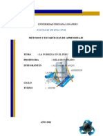 Lucha Contra La Pobreza en El Peru