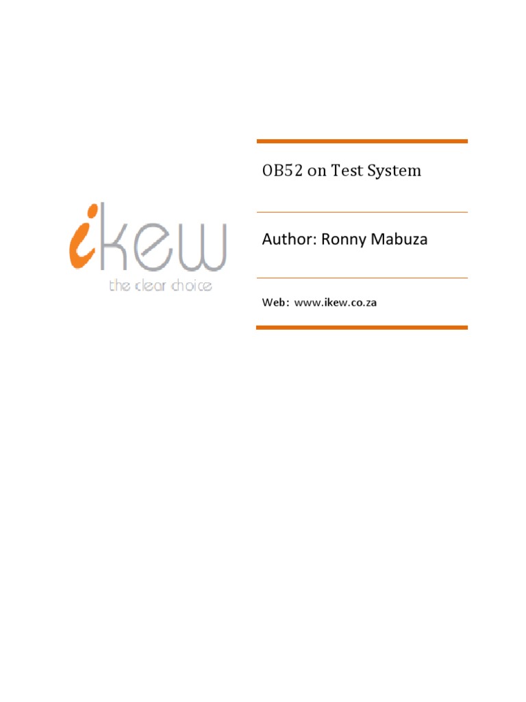 Resolving OB52 Modifiability Issues | PDF | Enterprise Resource ...