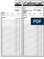 Cyberpunk 2020 - Fichas de Personagem