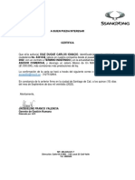Certificado laboral Diaz Duque Carlos Ignacio