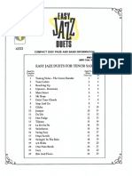 MMO - Easy Jazz Duets for Tenor Sax (Bb)