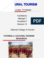 Tutorial 2-Cultural Tourism Resources