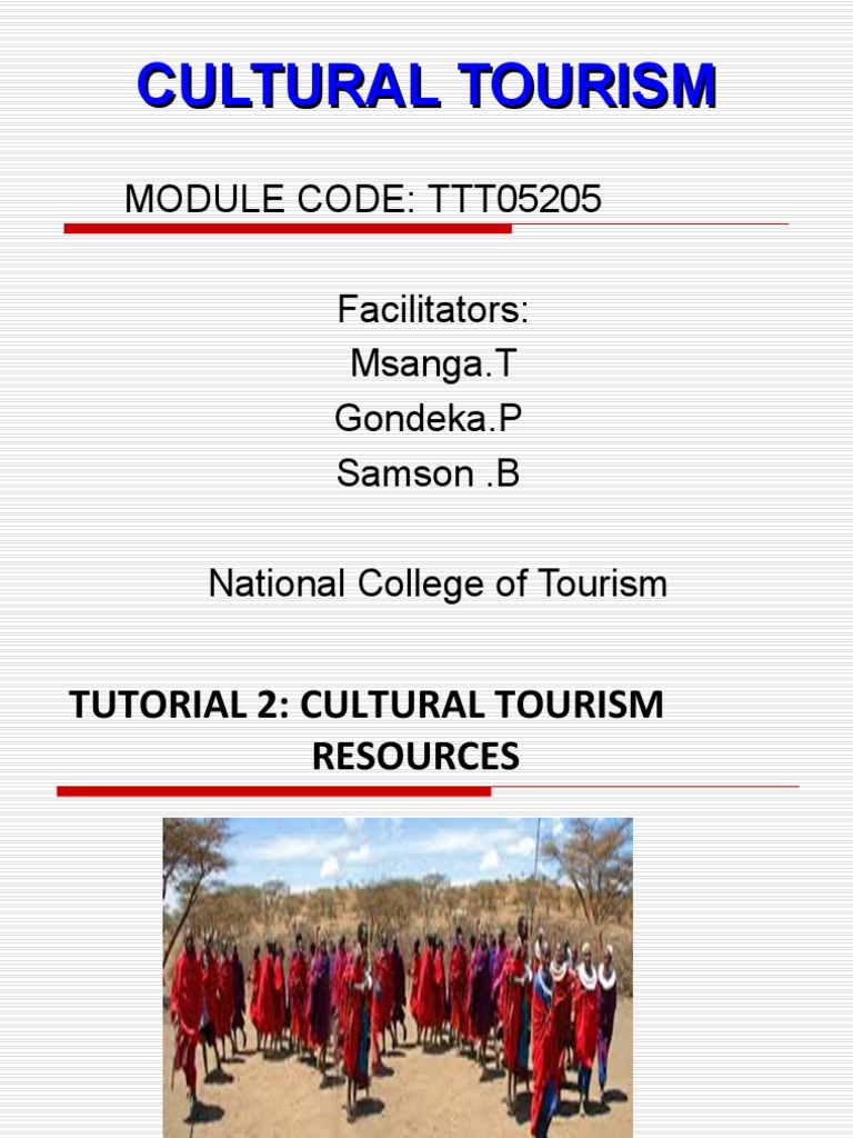 Tutorial 2-Cultural Tourism Resources | PDF | Cultural Heritage ...