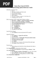 Nokia Flexi Node B Commissioning Quick Reference V3