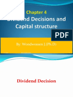 Chapter 4 Capital Structure - Dividend Decision - Cost of Capital