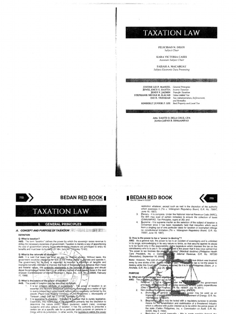 2021 SBU Red Book Volume 1 Taxation Law PDF Taxes Taxation In The United States