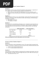 FIN500 Exercises - Stock and Bond