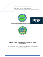 Dokumen Instrumen Kepuasan Dosen Dan Tenaga Kependidikan