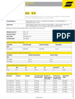 Typical Tensile Properties: Approvals Are Based On Factory Location. Please Contact ESAB For More Information