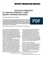 Roche1982-A Three-Point Flexure Test Configuration For Improved Sensitivity To Metal - Adhesive Interfacial Phenomena