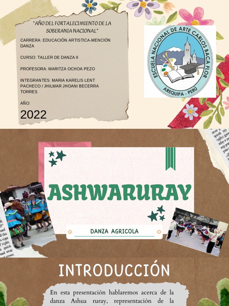 Danza Ashua Ruray: Tradición y Significado | PDF | Maíz | Perú