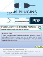 Create Layer From Selected Features Plugin - Muhammad Ezzat