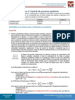 Práctica 2: Control de Procesos Químicos: Actividades en El Sistema Real y Verificación en Simulación