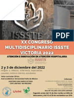 Programa Académico XX Congreso Multidisciplinario Issste Victoria 2022 Opt