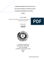 Analisa Spectrum Pada Bangunan Bertingkat