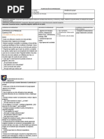 Planificacion de Lenguaje Verbal Experiencia de Aprenizaje Pre Kinder