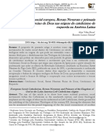 Catolicismo Social Europeu, Rerum Novarum e Primazia Boas e Siena