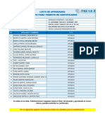 Lista de aprobados curso PowerPoint nivel básico ITEC123
