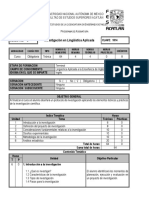 Investigacion en Linguistica Aplicada