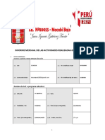 Informe Actividades Diciembre