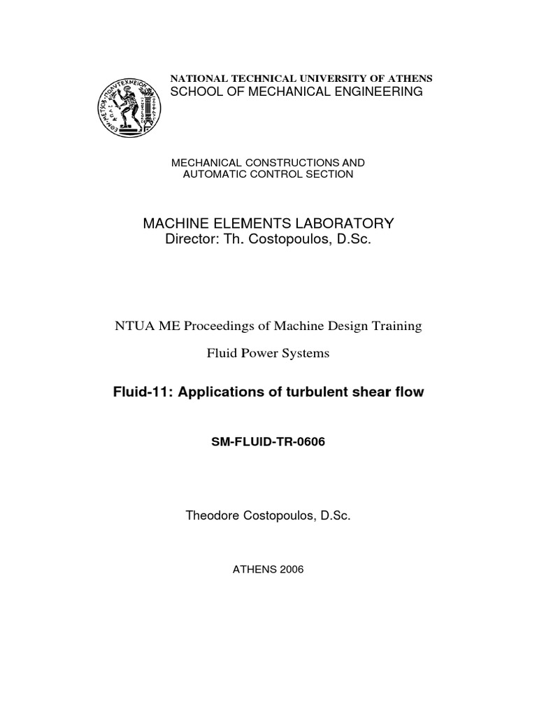 Turbulent Shear Flow Applications | PDF