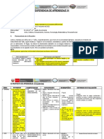 Experiencia de Aprendizaje 1°