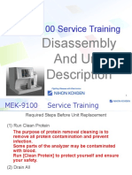 MEK-9100 Service Training: Disassembly and Unit Description