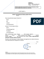 Lampiran V TEKNIS Surat Keterangan Pengalaman Kerja