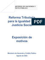 Exposicion de Reforma Tributaria