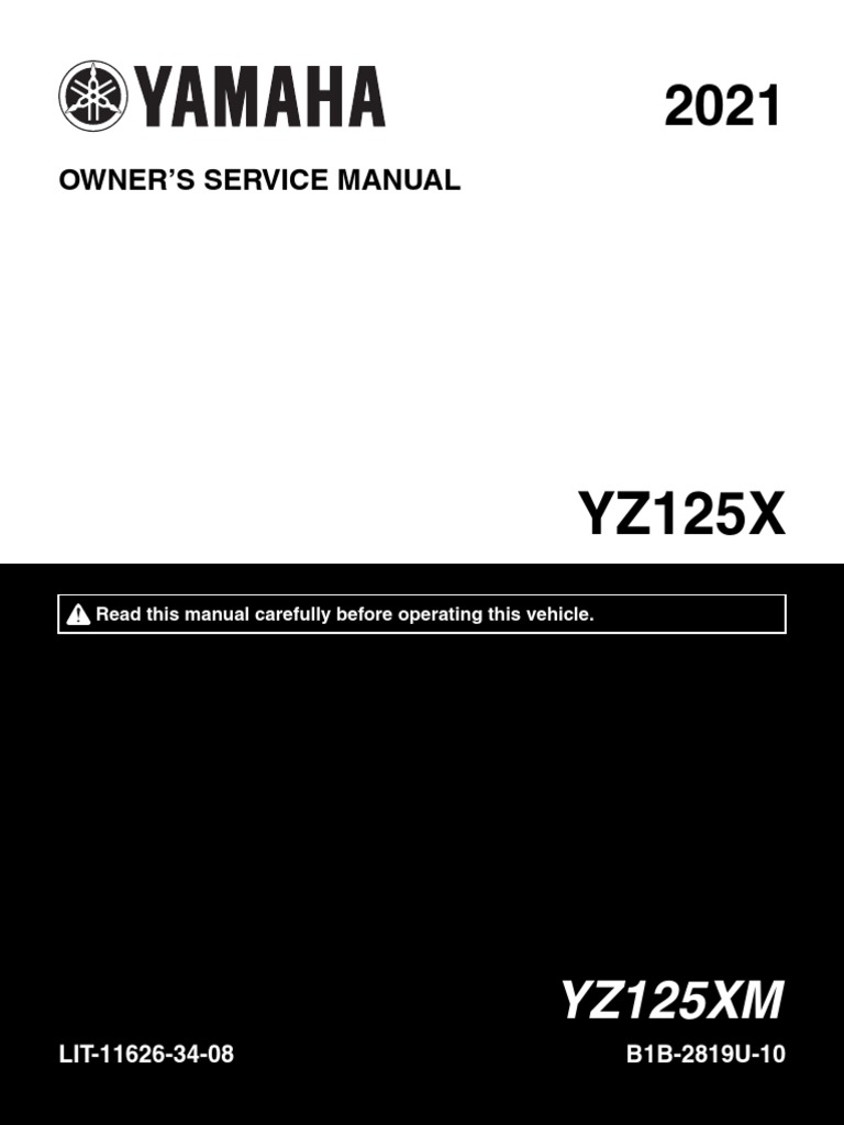 ヤエスFT1011 サービスマニュアル［資料） 2021 Yz125x Service Manual | PDF | Manual Transmission | Motorcycle