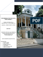 Lectura IDENTIFICACIÓN DE CARACTERÍSTICAS URBANO-ARQUITECTÓNICAS DEL PERÍODO REPÚBLICANO LATINOAMERICANO