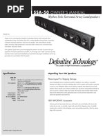 Definitive Technology SSA50_Manual_12309_read