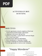 Session 17 Activities in Boy Scouting