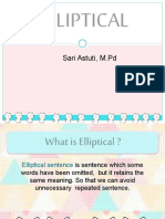 Elliptical Sentences