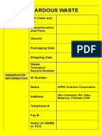 GHS Label (Editable File)