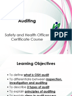 Niosh Sho 13-Auditing