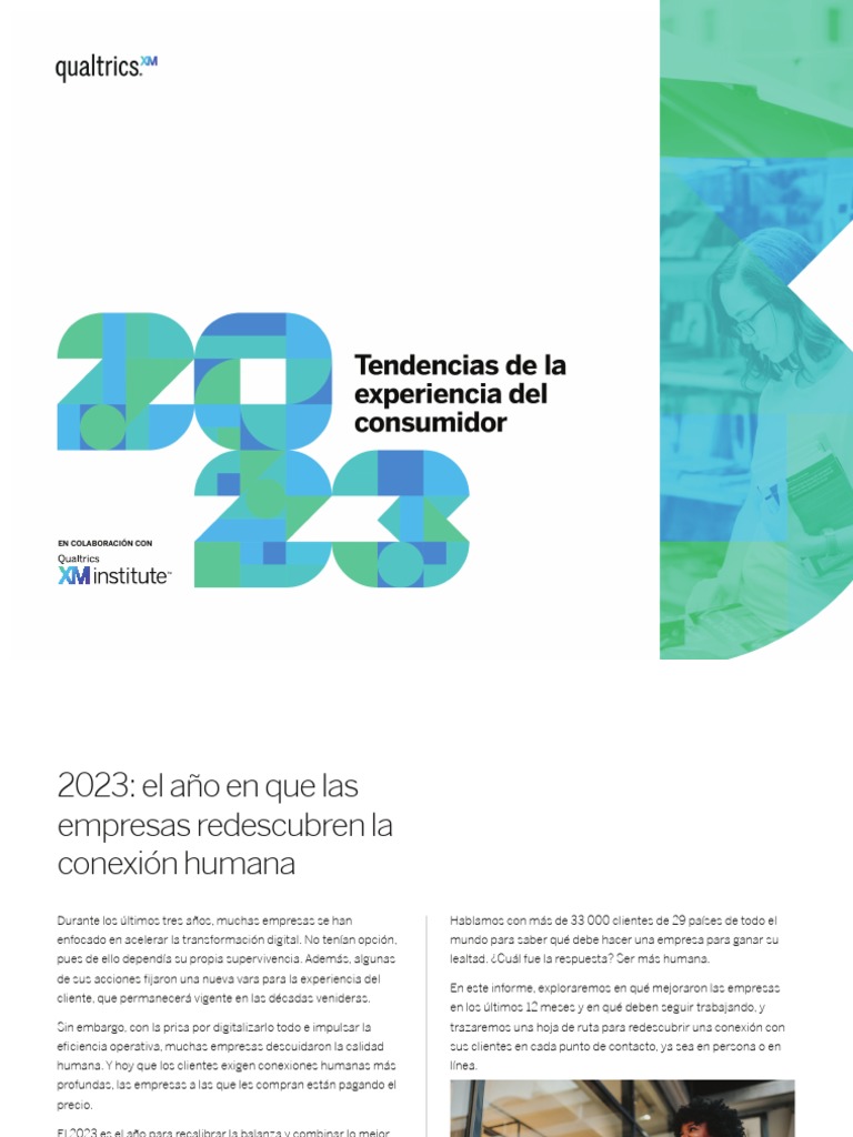 Cx Trends 2023 Es La Pdf Cliente Experiencia