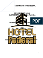 Hotel Federal, Plan de Saneamiento Listo.