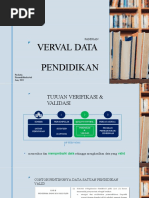 Panduan Verval Data Pendidikan 2021 | PDF