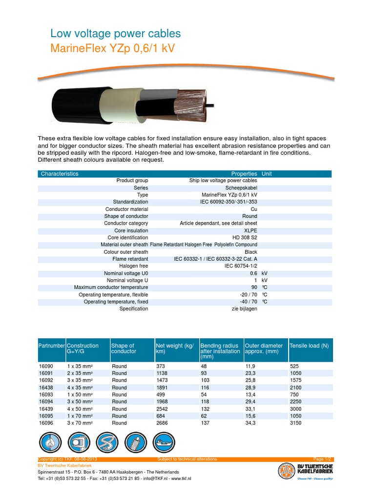 Marine Flex Yzp PDF Insulator (Electricity) Electrical Wiring