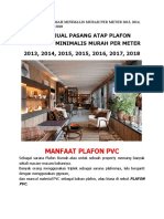 Manfaat Plafon PVC