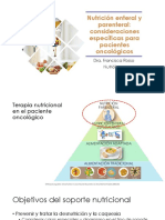 Dra Francisca Rosso - Nutrición Enteral y Parenteral en Oncología