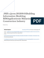 Building Information Modeling (BIM) Application in Malaysian Construction Industry