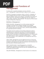 Principles and Functions of Management