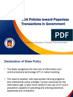 Transformative Policies Toward Paperless