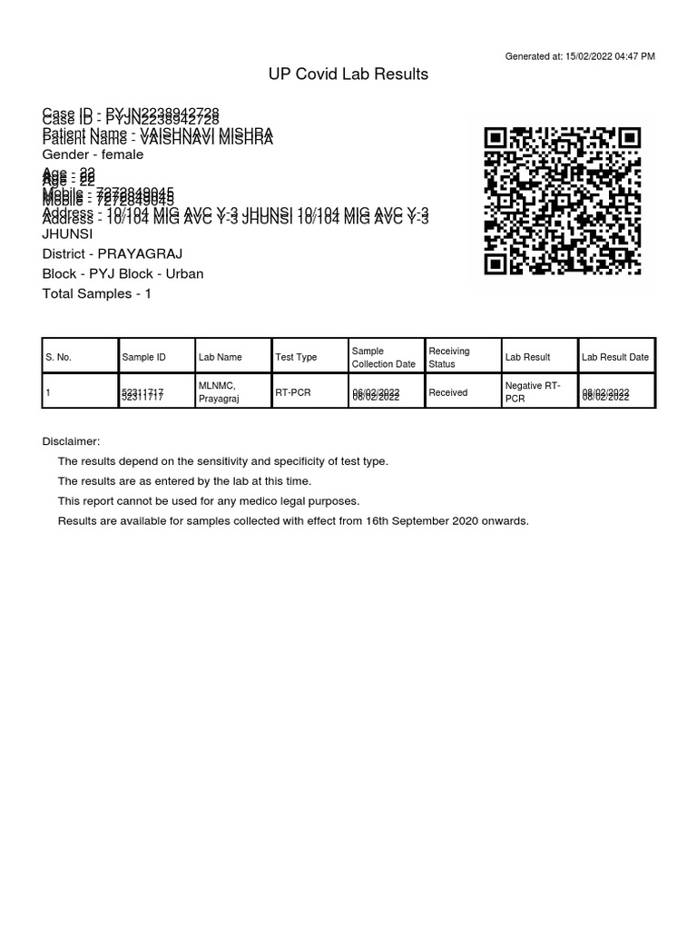 Lab results 38942728 pdf